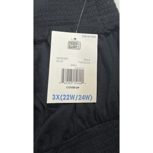 Faded Glory Plus Size 3X Women’s Swimsuit Cover Up Sleeveless Beach Dress NWT - Picture 9 of 9